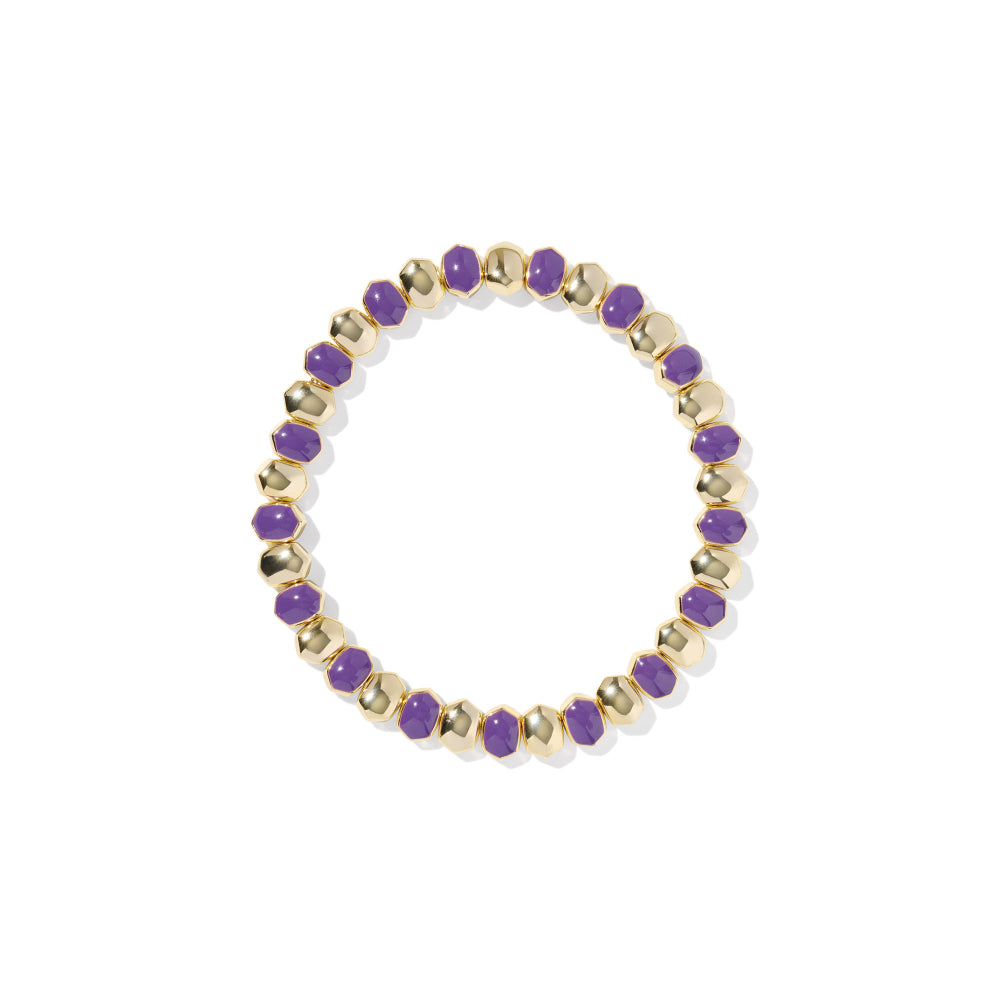 Kendra Scott Gold Daphne Enamel Stretch Bracelet