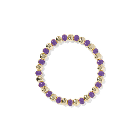 Kendra Scott Gold Daphne Enamel Stretch Bracelet