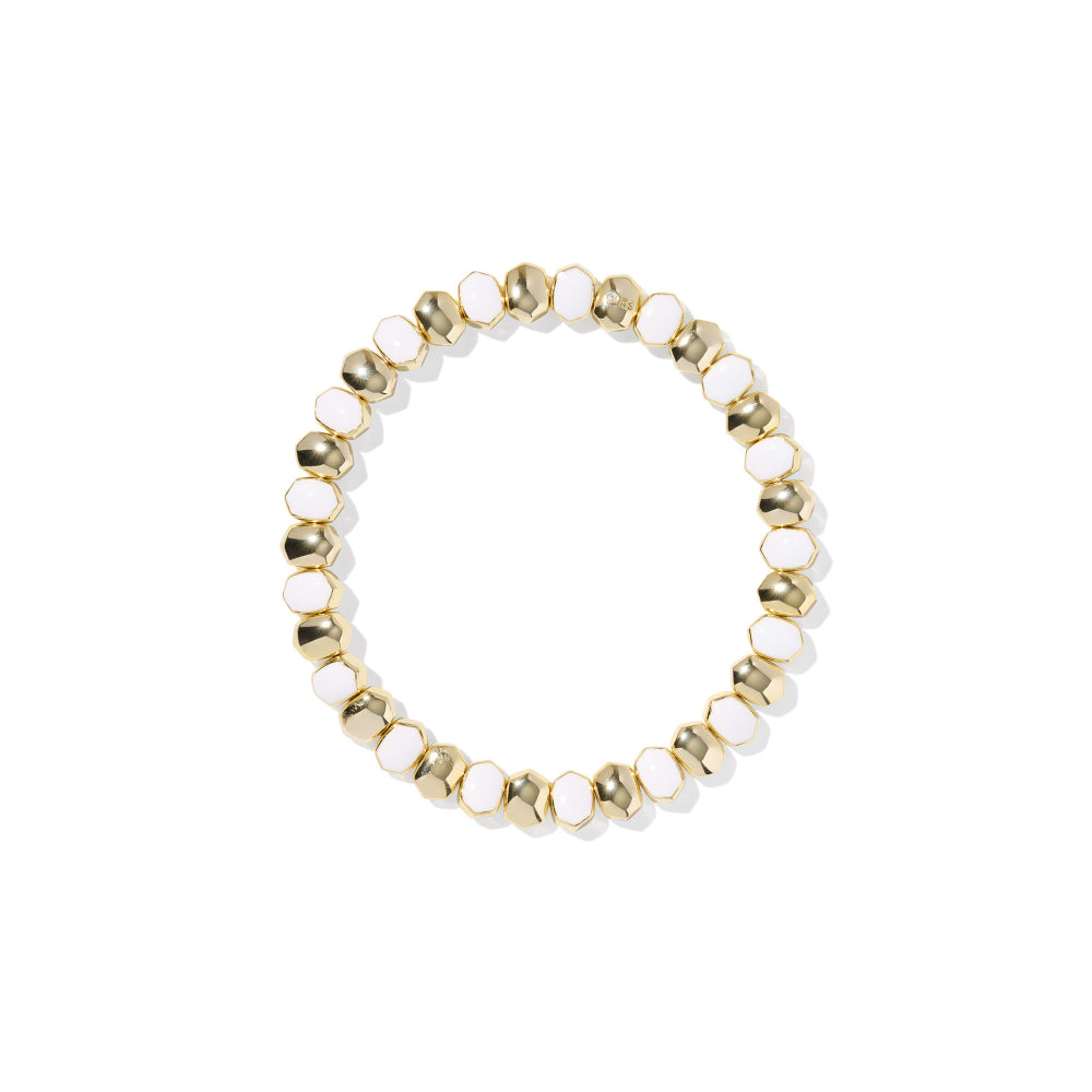 Kendra Scott Gold Daphne Enamel Stretch Bracelet