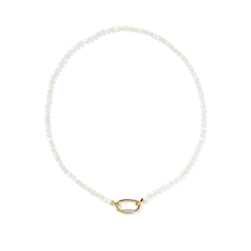 Kendra Scott Gold Emery Beaded Strand Necklace