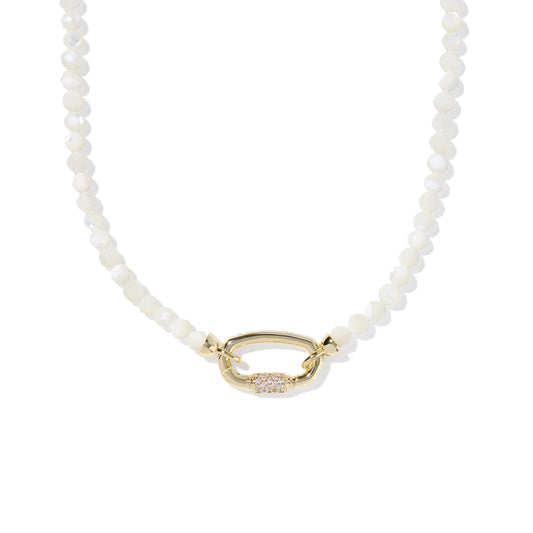 Kendra Scott Gold Emery Beaded Strand Necklace