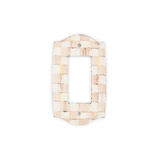 MacKenzie-Childs Mocha Check Switch Plates
