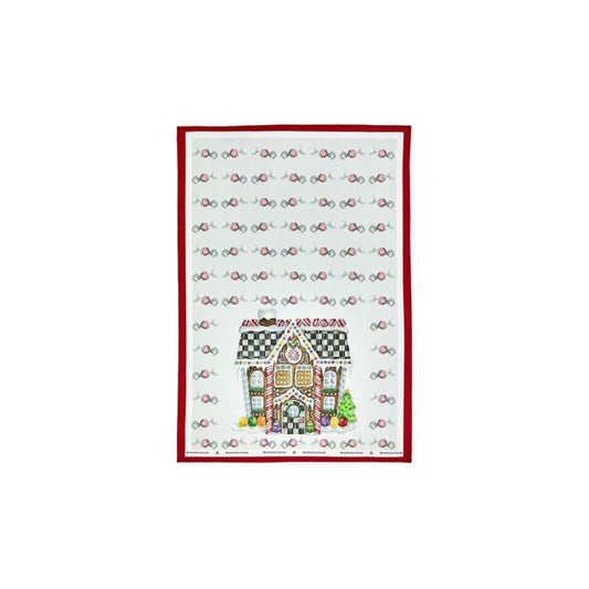 MacKenzie-Childs Gingerbread House Dish Towel