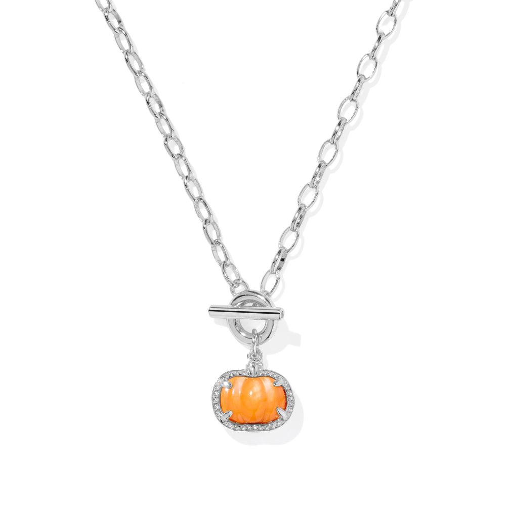 Kendra Scott Pumpkin Link and Chain Necklace