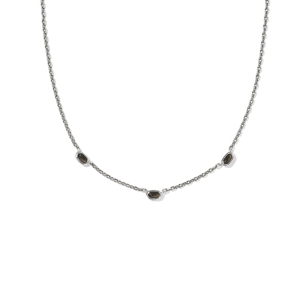 Kendra Scott Mini Elisa Three Stone Strand Necklace
