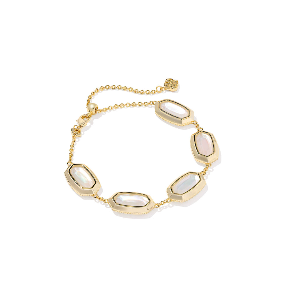 Kendra Scott Gold Elaina Bezel Delicate Chain Bracelet
