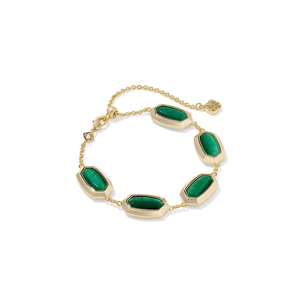 Kendra Scott Gold Elaina Bezel Delicate Chain Bracelet