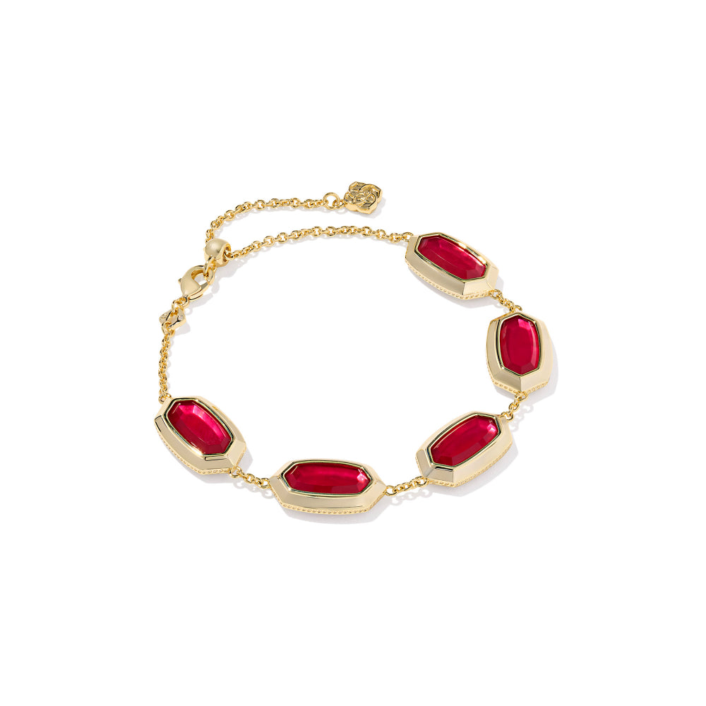 Kendra Scott Gold Elaina Bezel Delicate Chain Bracelet
