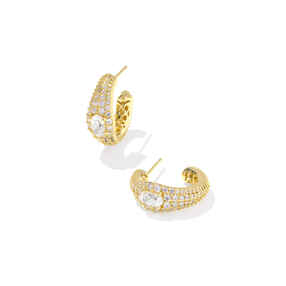 Kendra Scott Gold Bella Hoop Earrings