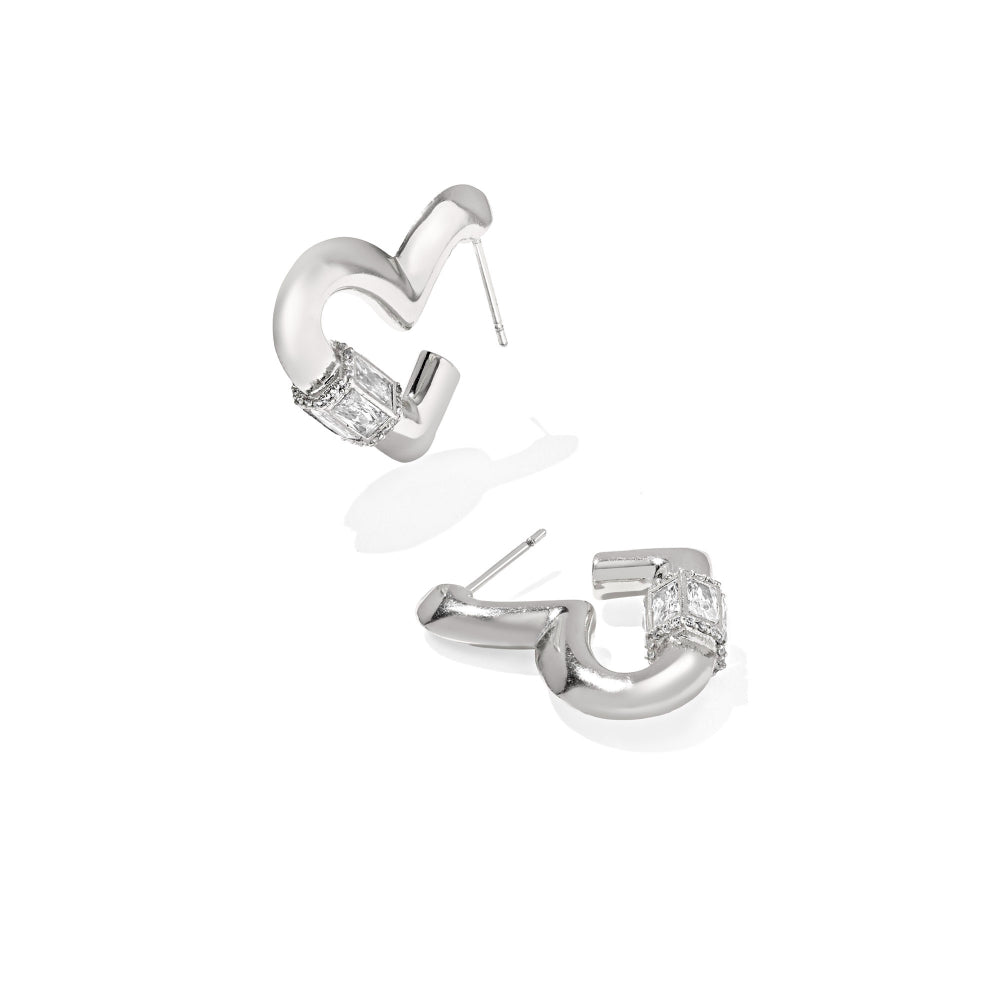 Kendra Scott Emery Heart Hoop Earrings