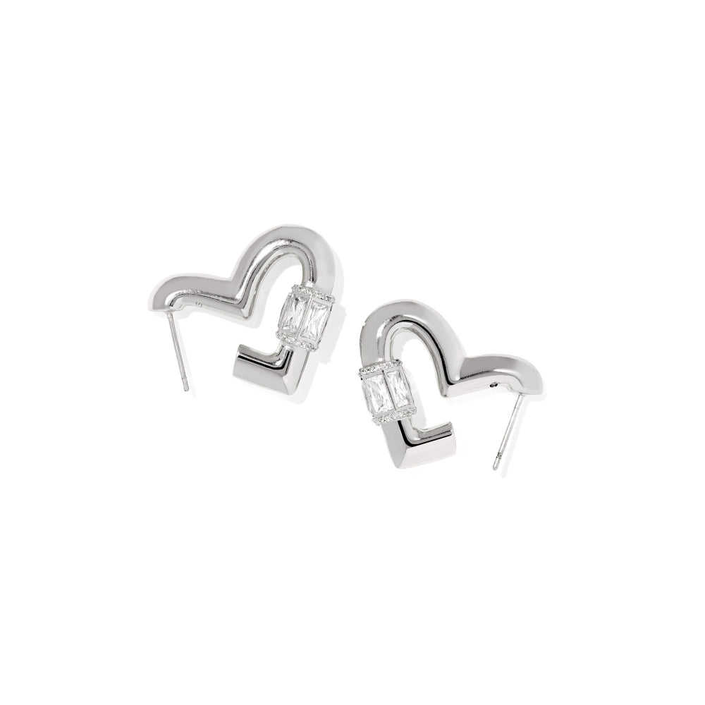 Kendra Scott Emery Heart Hoop Earrings