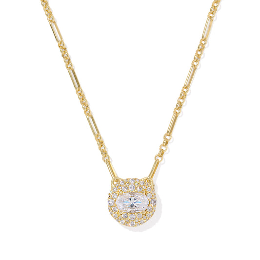Kendra Scott Gold Bella Short Pendant Necklace
