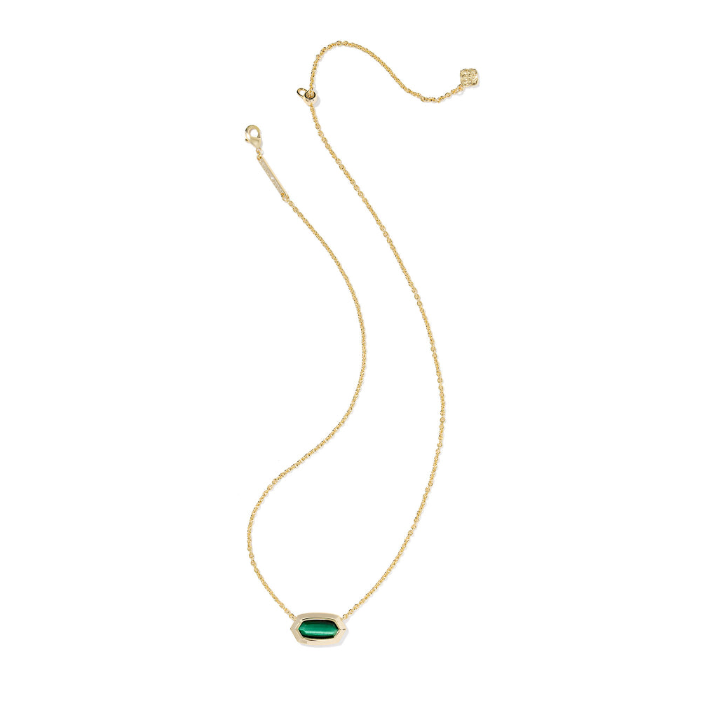 Kendra Scott Gold Elisa Bezel Short Pendant Necklace