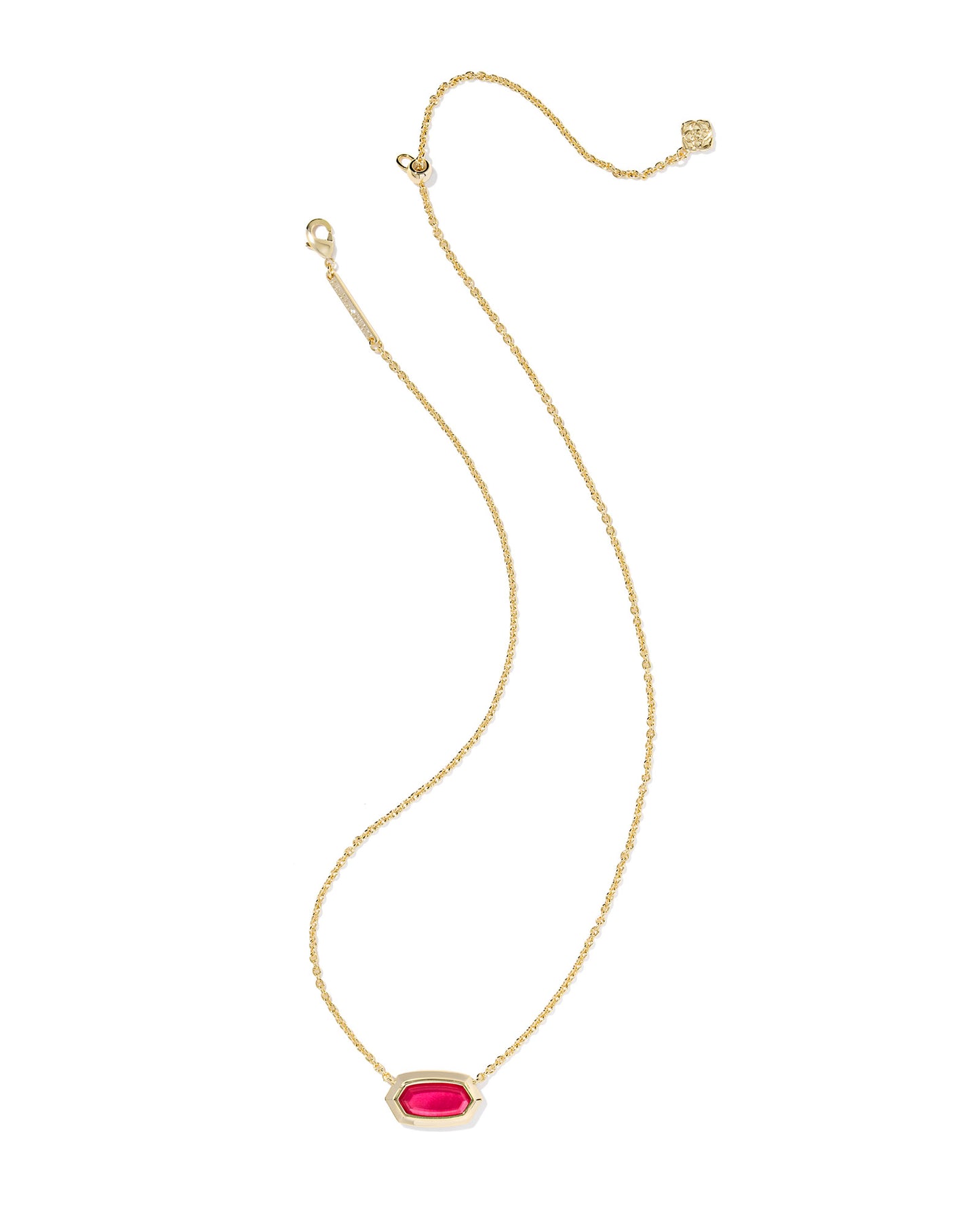 Kendra Scott Gold Elisa Bezel Short Pendant Necklace