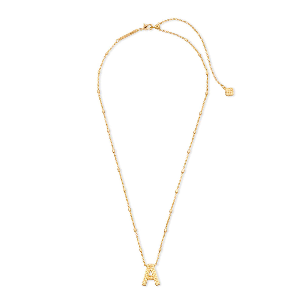 Kendra Scott Gold Letter Pendant Necklace