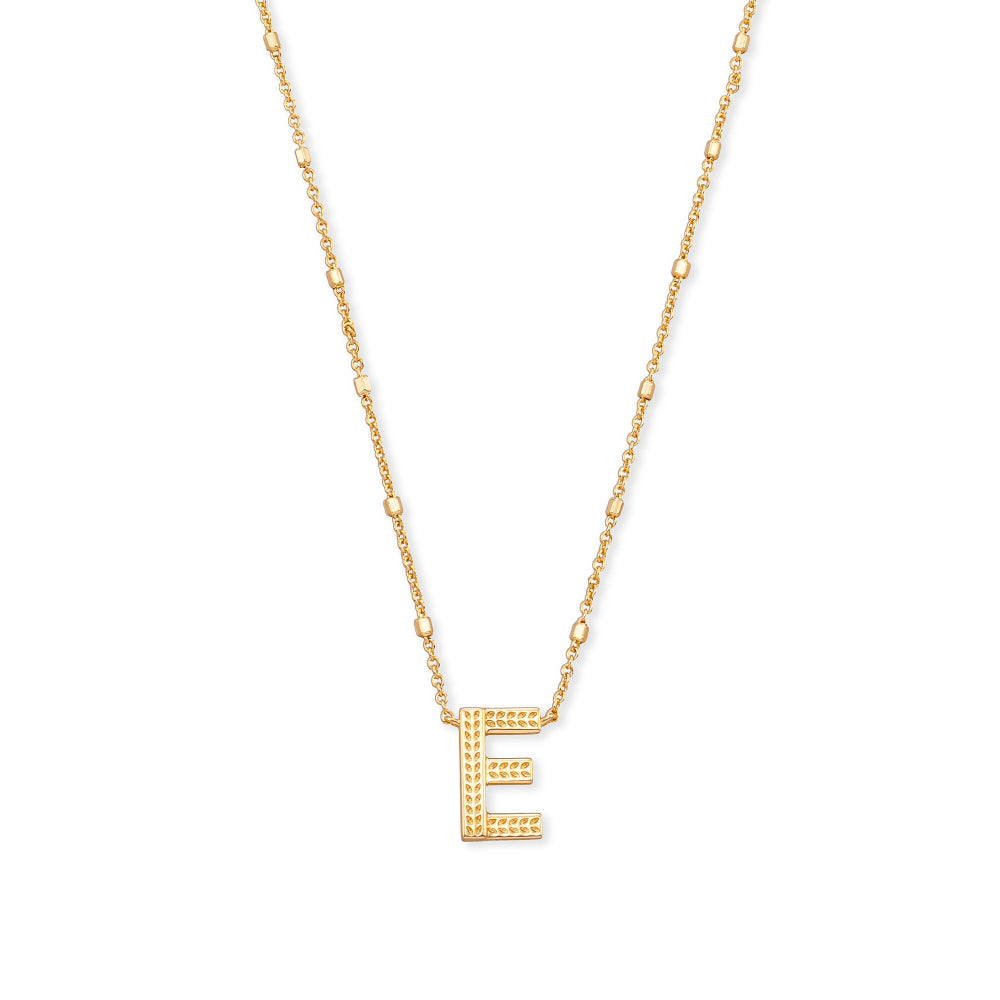 Kendra Scott Gold Letter Pendant Necklace
