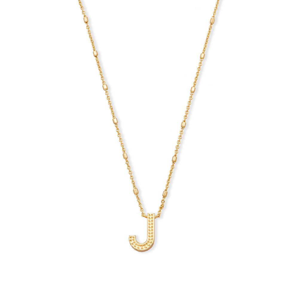 Kendra Scott Gold Letter Pendant Necklace