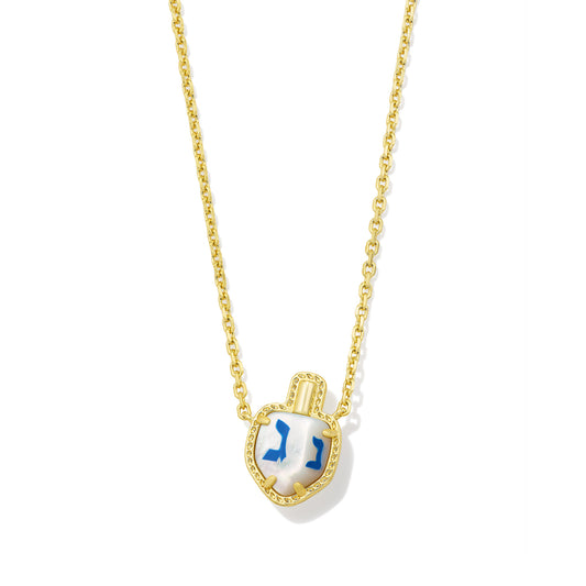 Kendra Scott Dreidel Short Pendant Necklace