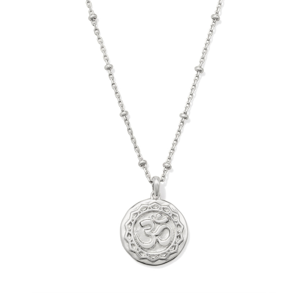Kendra Scott OM Coin Short Pendant Necklace