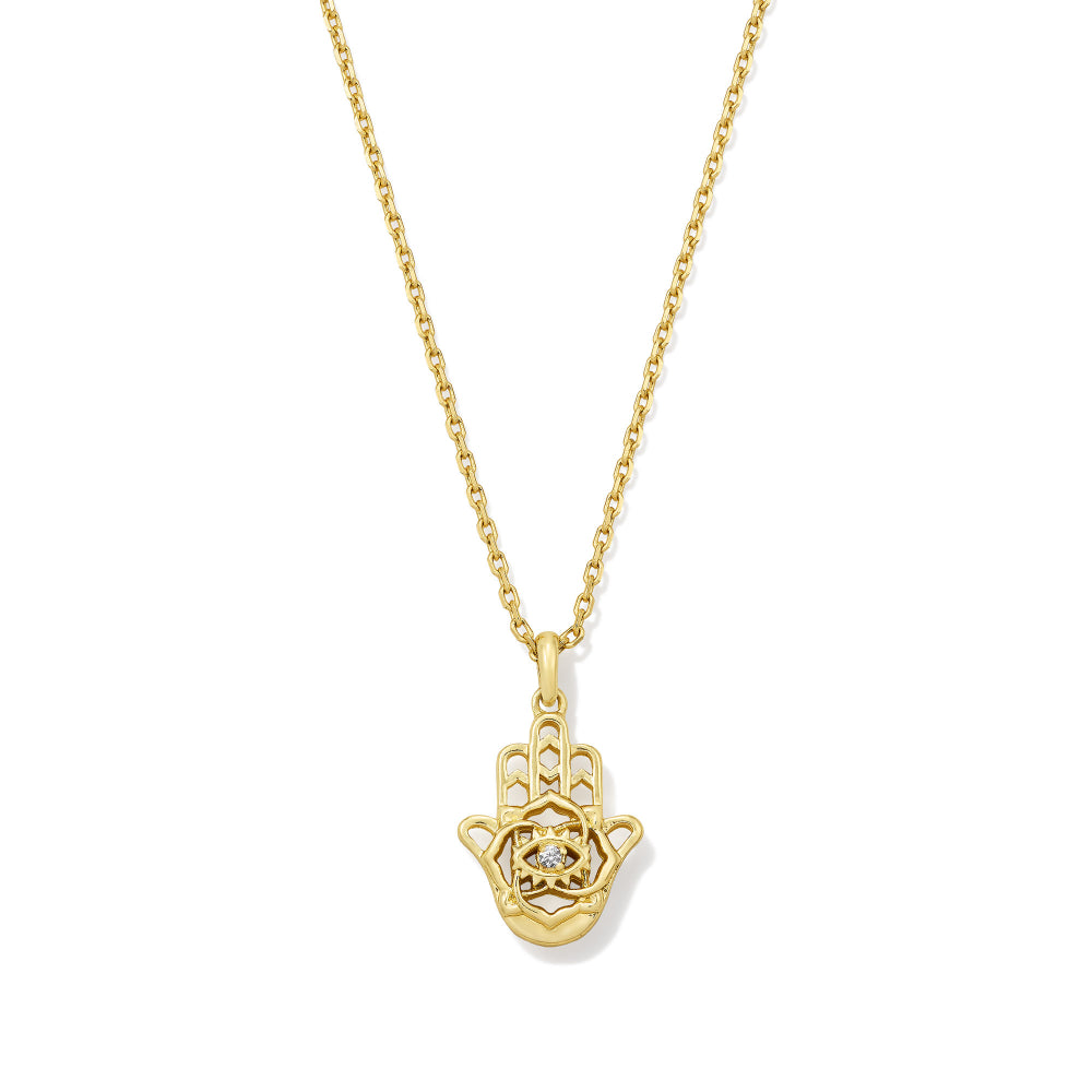 Kendra Scott Hamsa Short Pendant Necklace