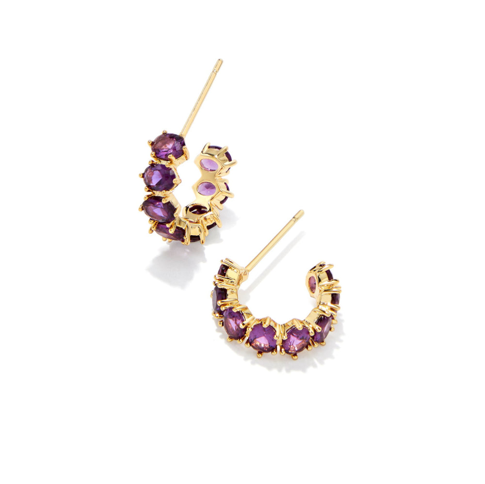 Kendra Scott Cailin Crystal Huggie Earrings