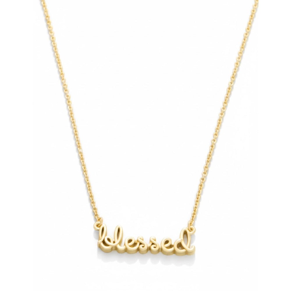Spartina Sea La Vie 18" Necklace - Blessed/Script