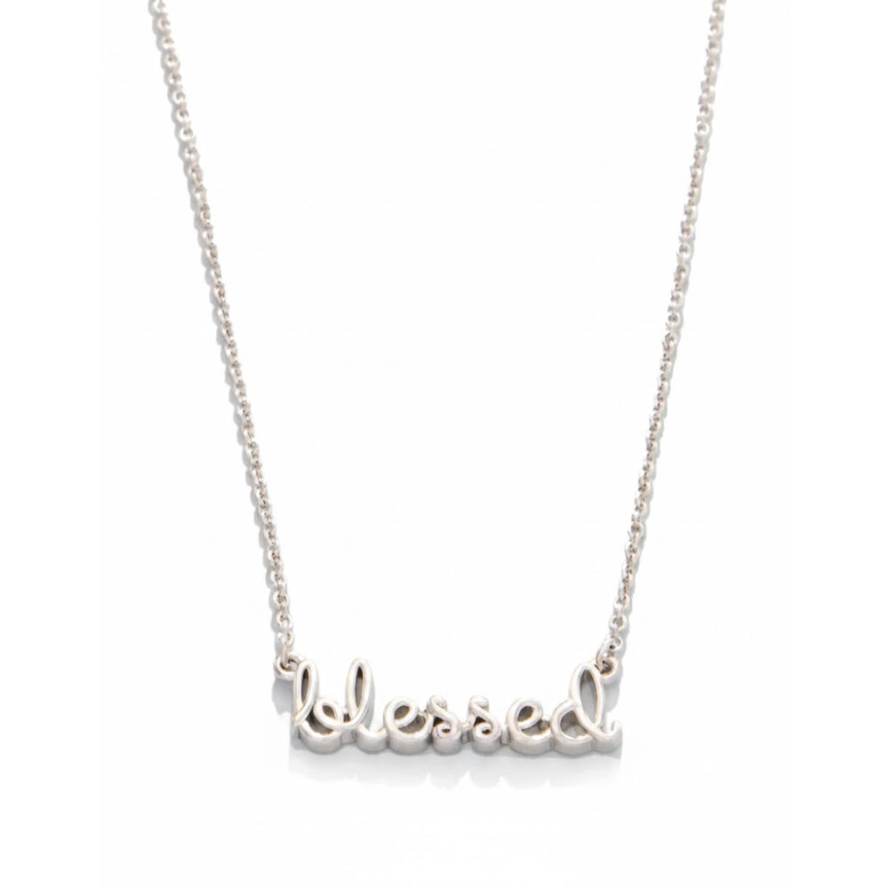 Spartina Sea La Vie 18" Necklace - Blessed/Script