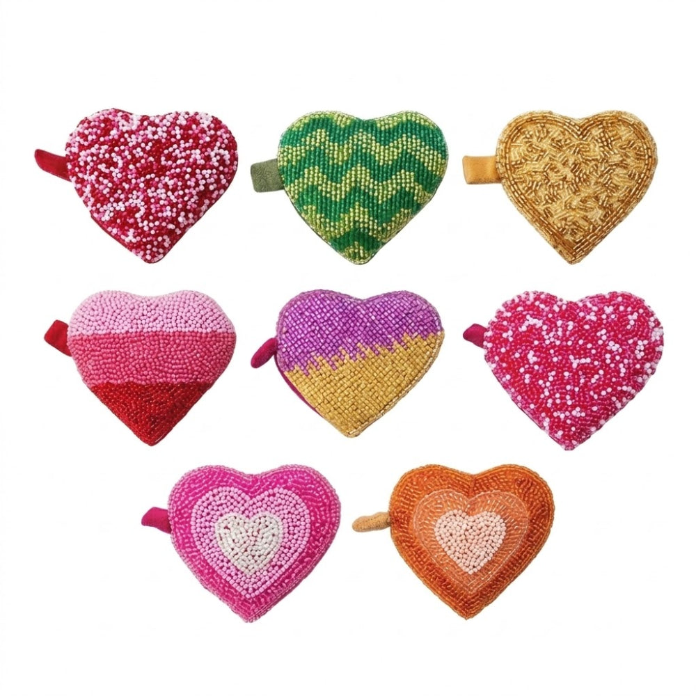 Hazel Mazel Beaded Heart Tape Measure