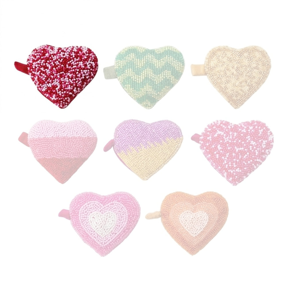 Hazel Mazel Beaded Heart Tape Measure