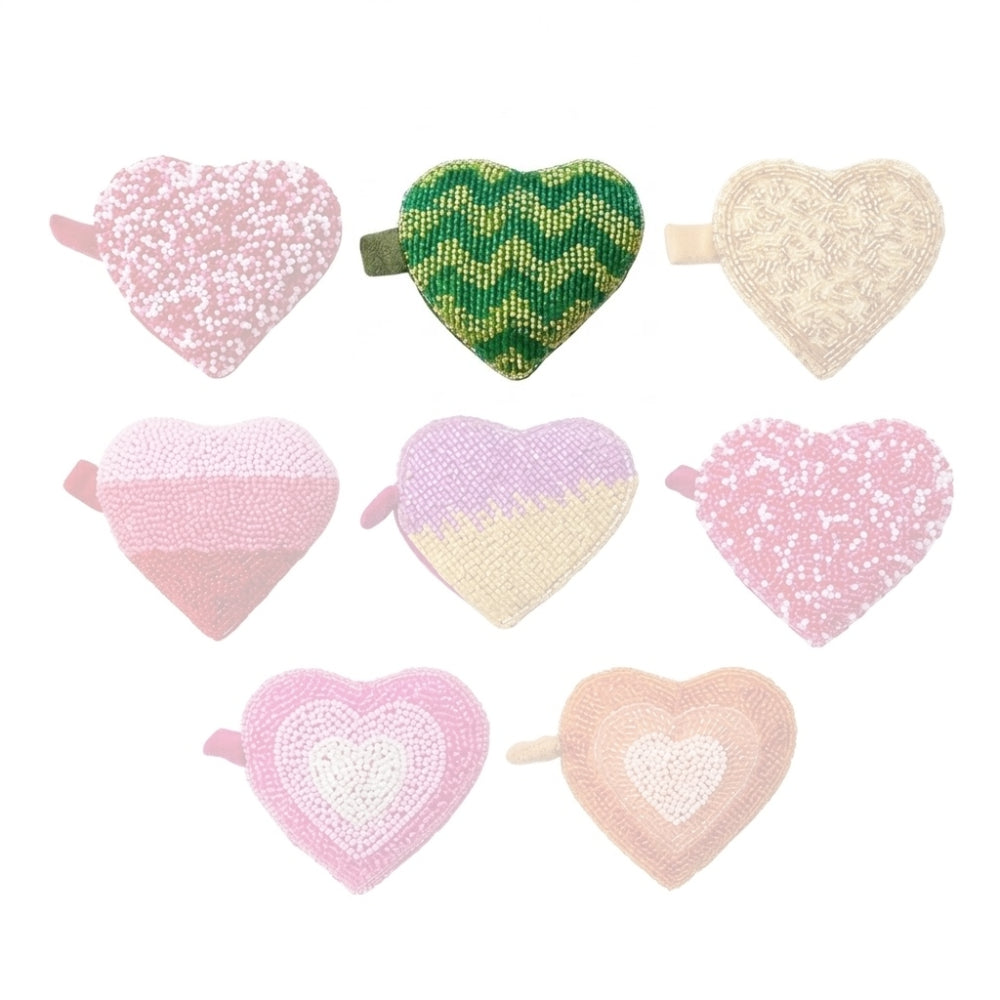Hazel Mazel Beaded Heart Tape Measure