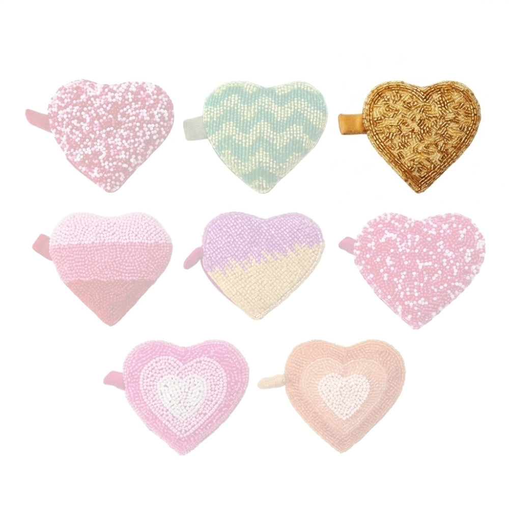 Hazel Mazel Beaded Heart Tape Measure