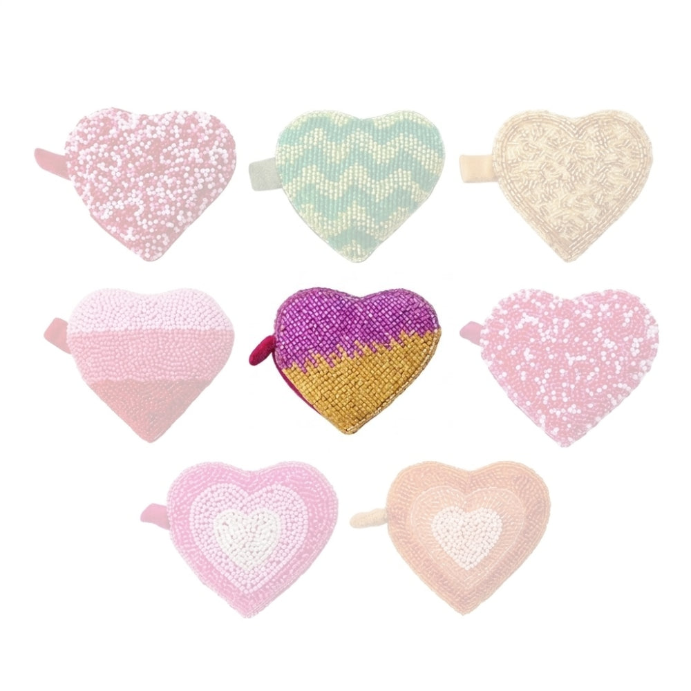 Hazel Mazel Beaded Heart Tape Measure