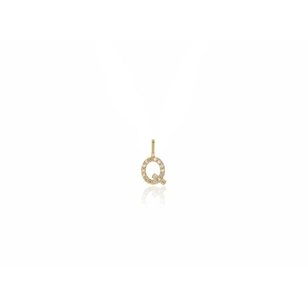 Rachel Reid 14k Diamond Letter Charm