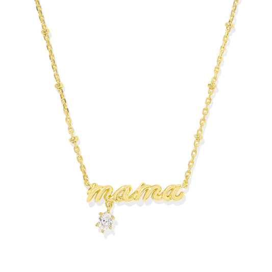 Kendra Scott Mama Crystal Short Pendant Necklace
