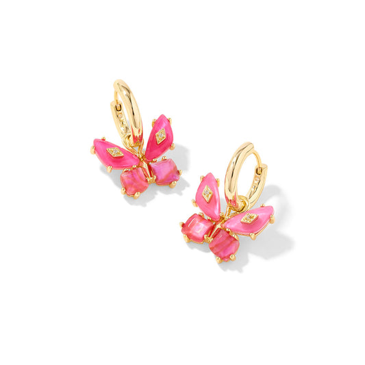 Kendra Scott Bianca Butterfly Huggie Earrings