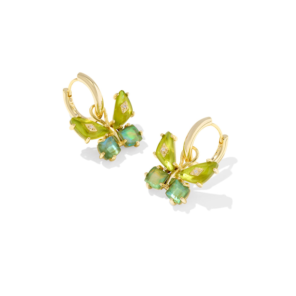 Kendra Scott Bianca Butterfly Huggie Earrings