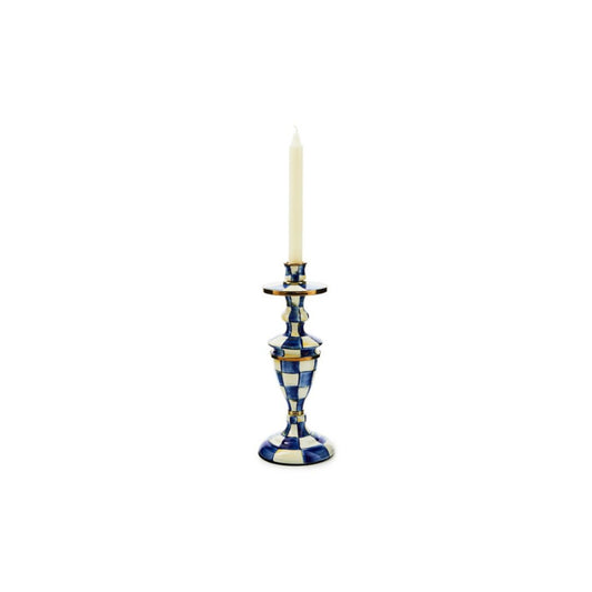 MacKenzie-Childs Royal Check Medium Candlestick