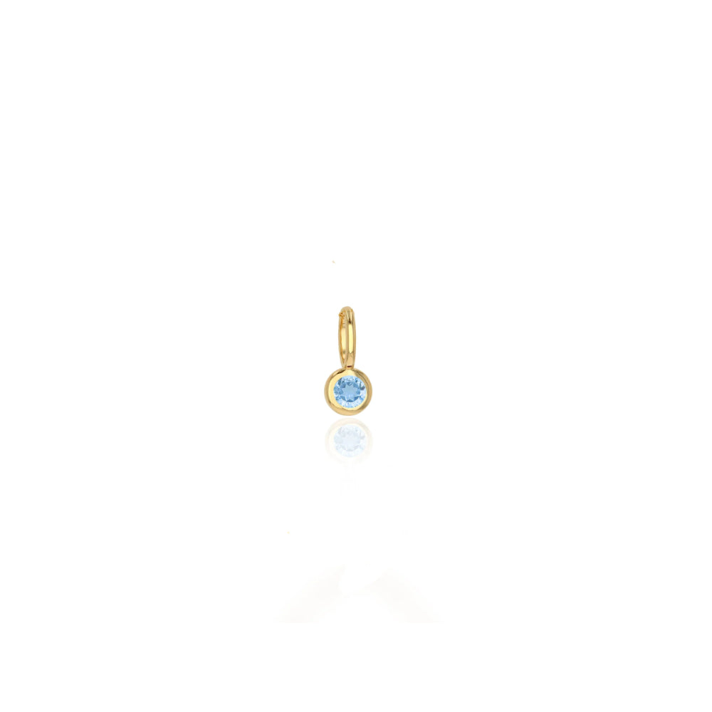 Rachel Reid 14k Mini Aquamarine Charm