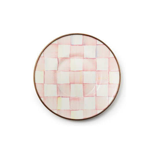 MacKenzie-Childs Rosy Check Saucer