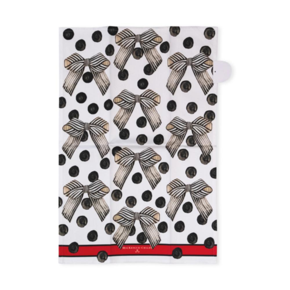 MacKenzie-Childs Pretty as a Bow Printed Dish Towel