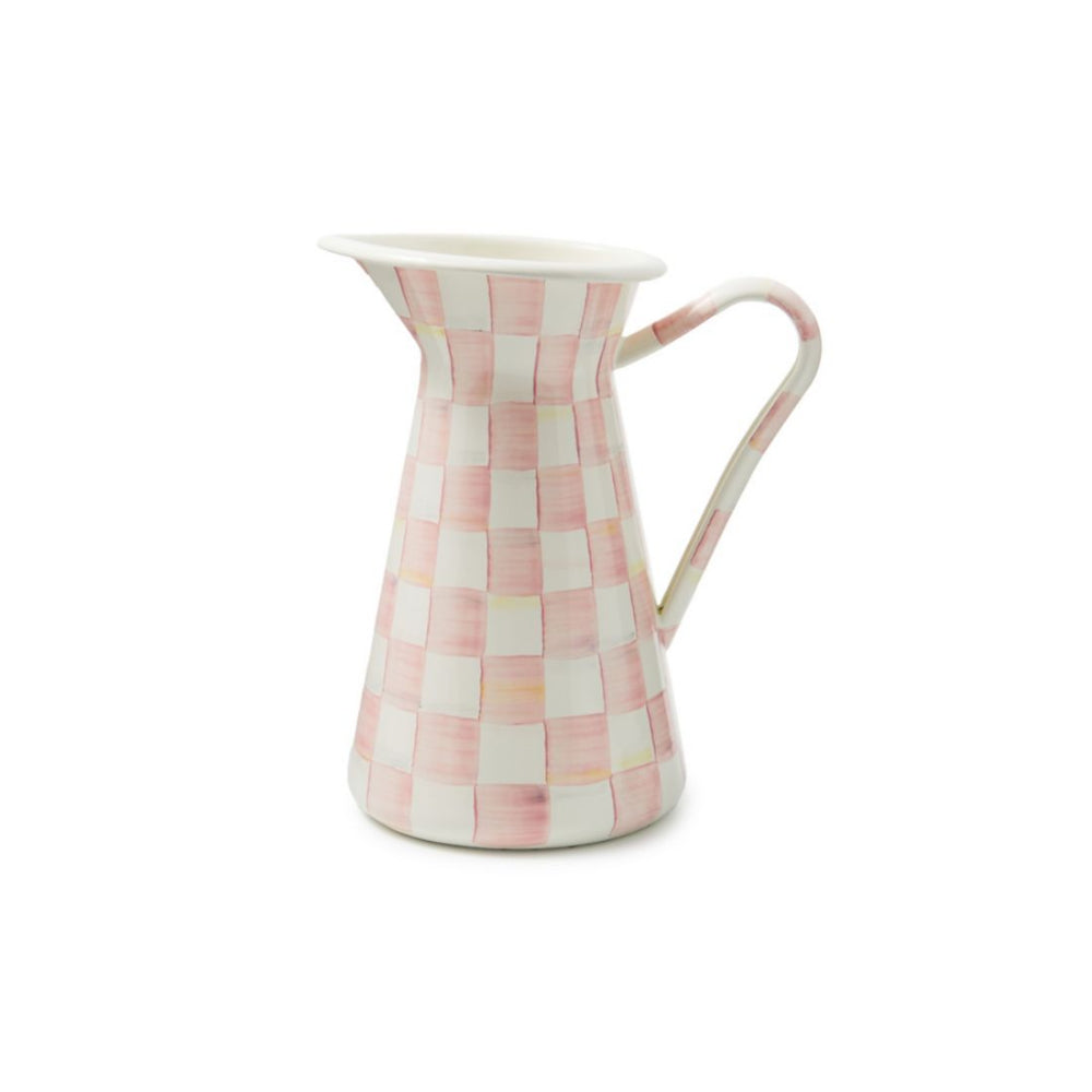 MacKenzie-Childs Rosy Check Practical Pitcher