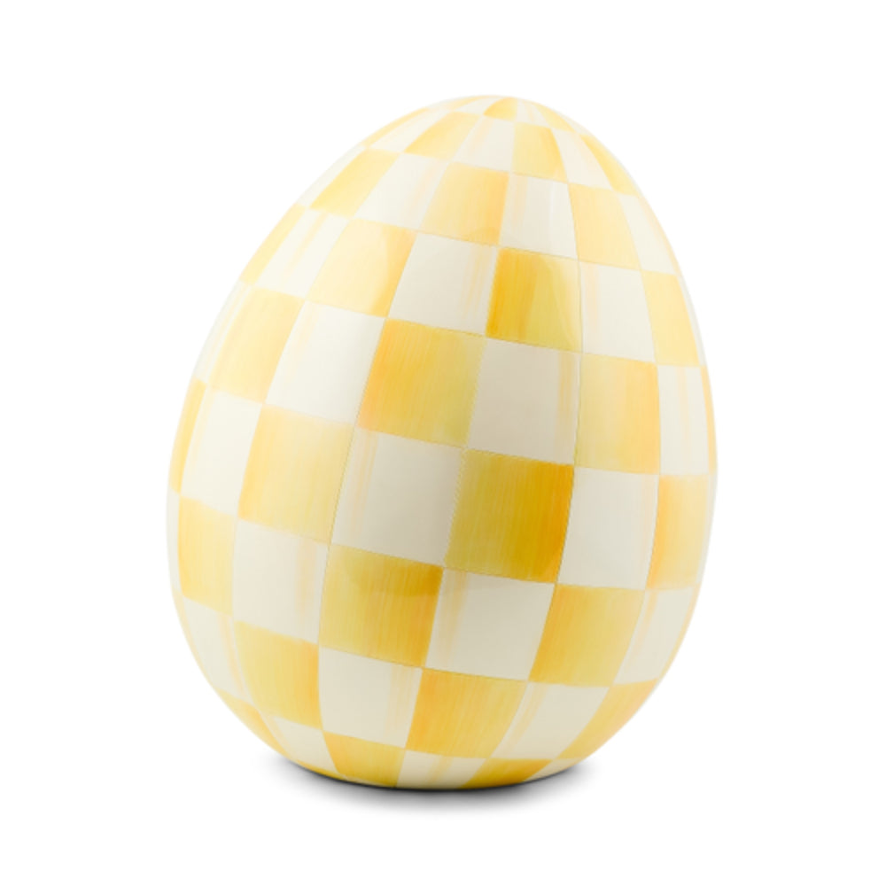 MacKenzie-Childs Large Check Egg