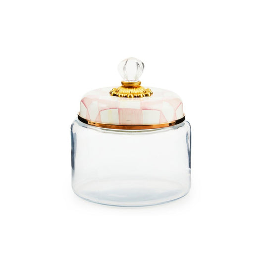MacKenzie-Childs Rosy Check Kitchen Canister