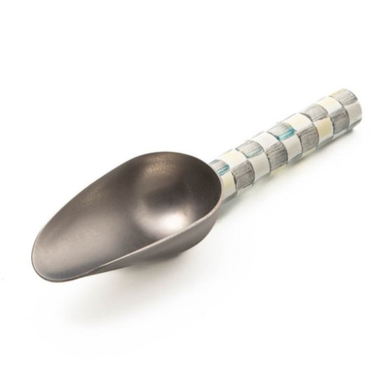 MacKenzie-Childs Sterling Check Enamel Scoop - Small