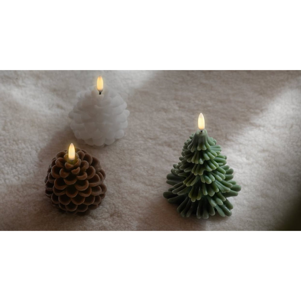 Uyuni Lighting LED Christmas Tree Candle - Olive Green
