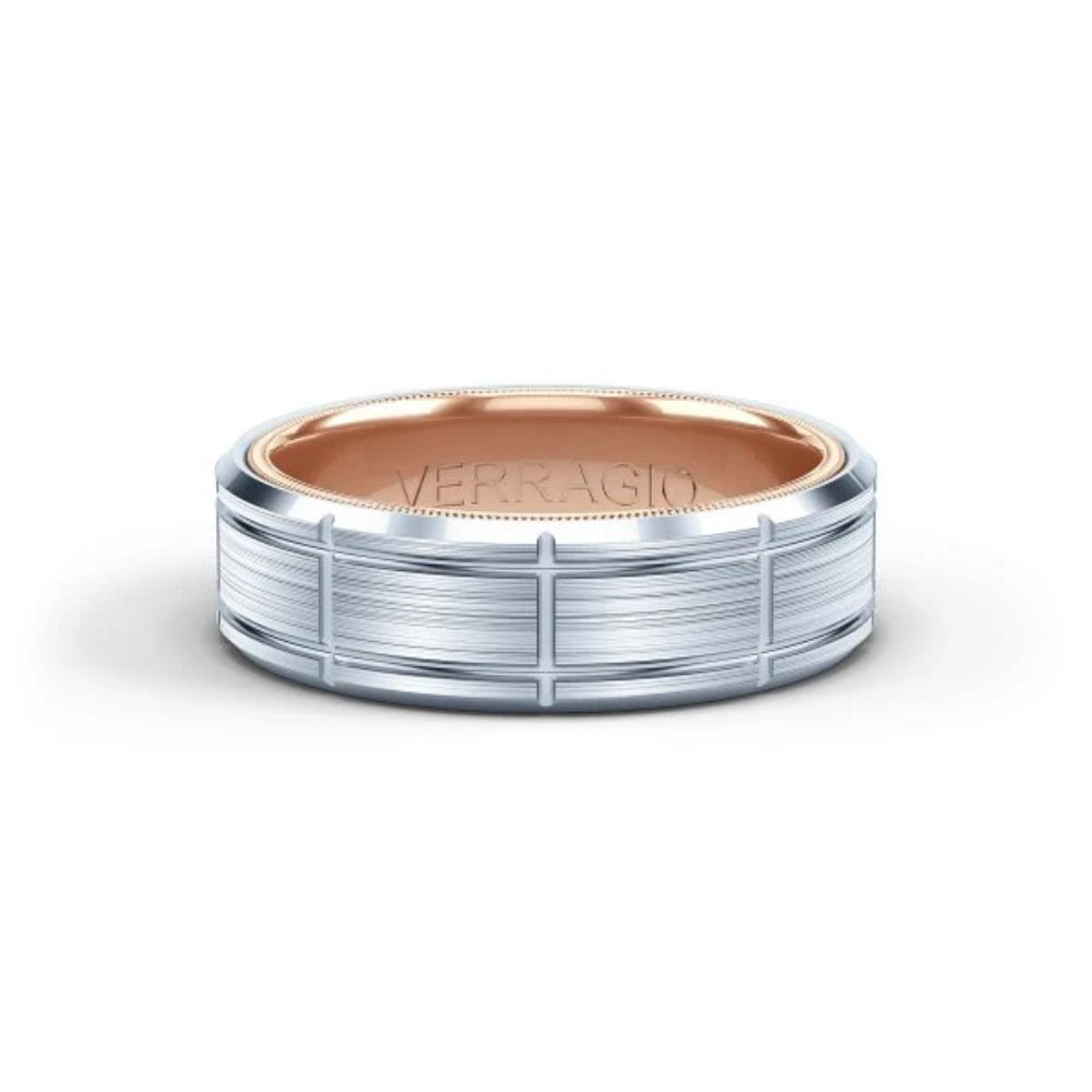 Verragio Men's 14k Gold 7mm Wedding Band