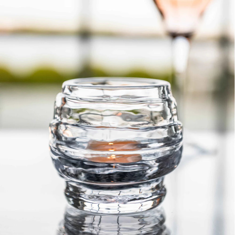 Simon Pearce Waterbury Tealight in Gift Box