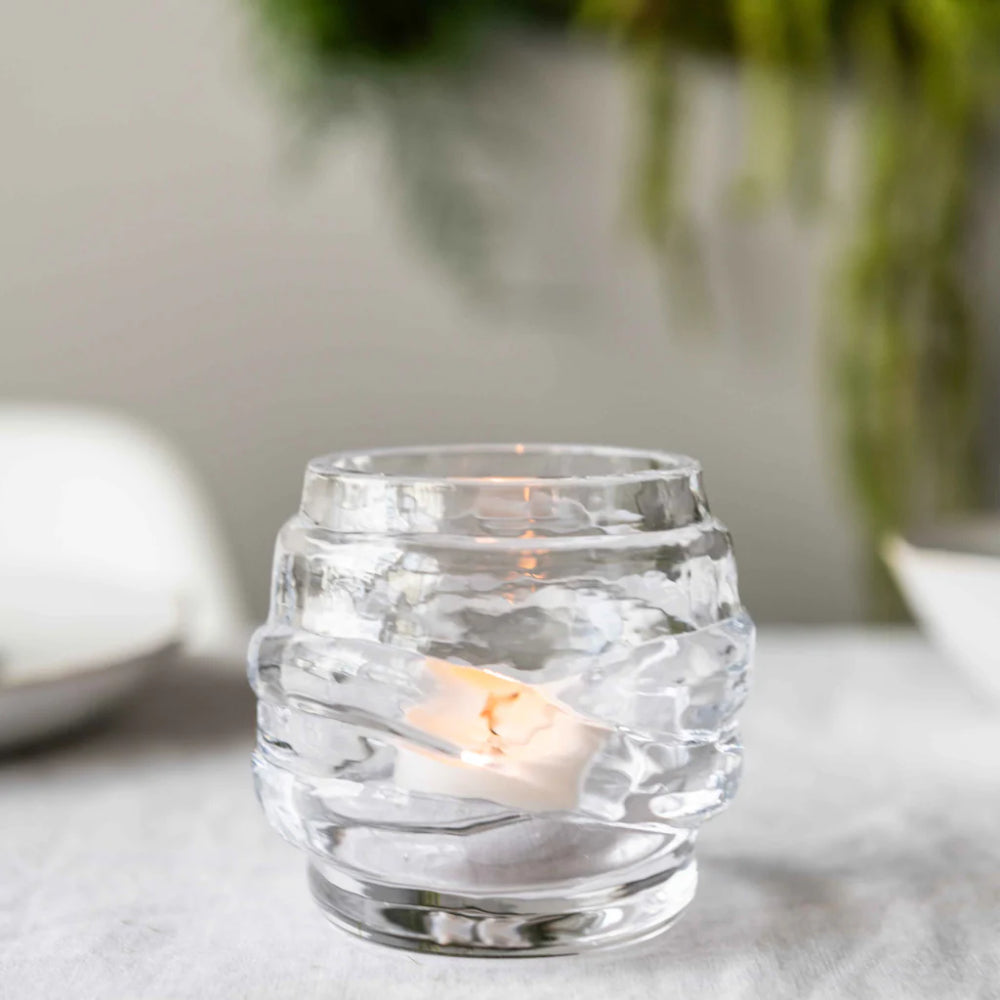 Simon Pearce Waterbury Tealight in Gift Box