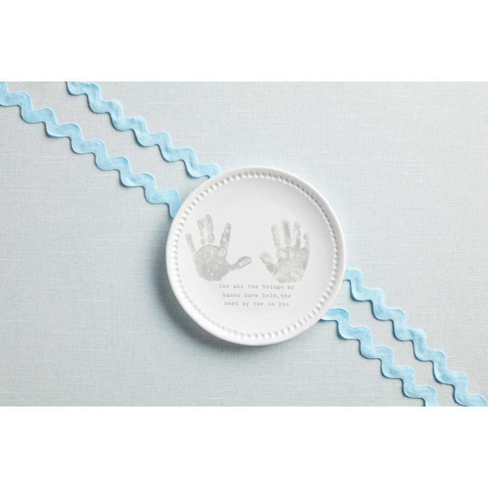 Mud Pie Handprint Keepsake Platter