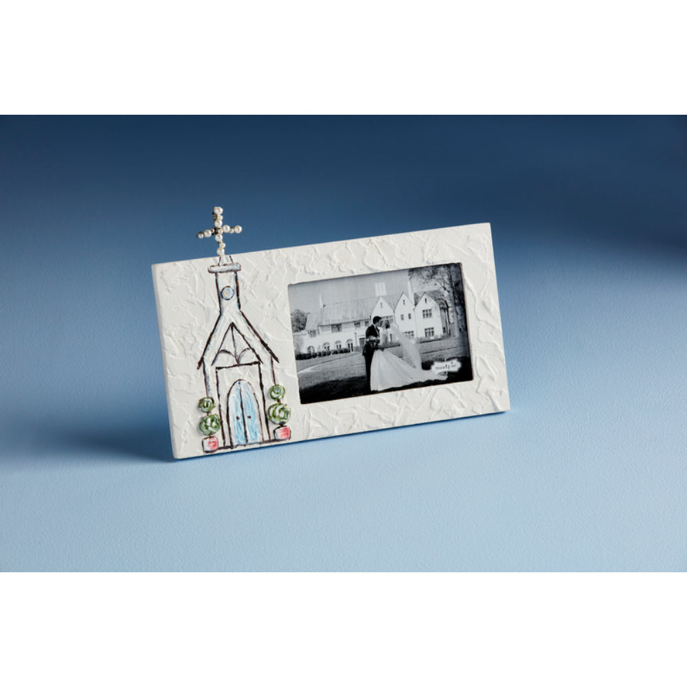 Mud Pie Painted Church Frame - 4 x 6
